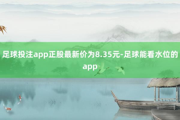 足球投注app正股最新价为8.35元-足球能看水位的app