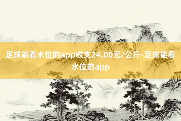 足球能看水位的app收支24.00元/公斤-足球能看水位的app
