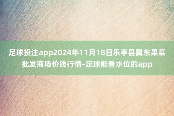 足球投注app2024年11月18日乐亭县冀东果菜批发商场价钱行情-足球能看水位的app