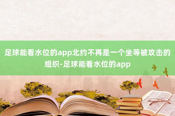 足球能看水位的app北约不再是一个坐等被攻击的组织-足球能看水位的app